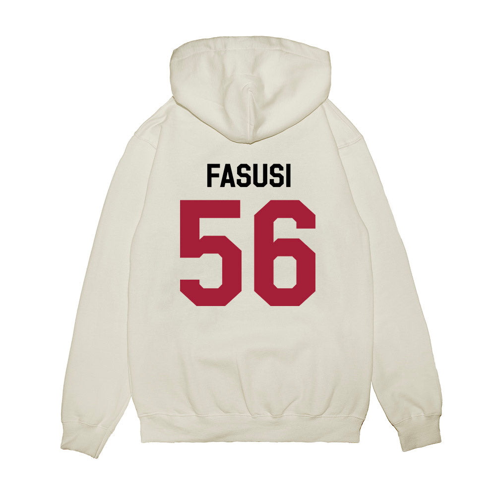 Oklahoma - NCAA Football : Michael Fasusi - We're In Premium Hooded Sweatshirt-1