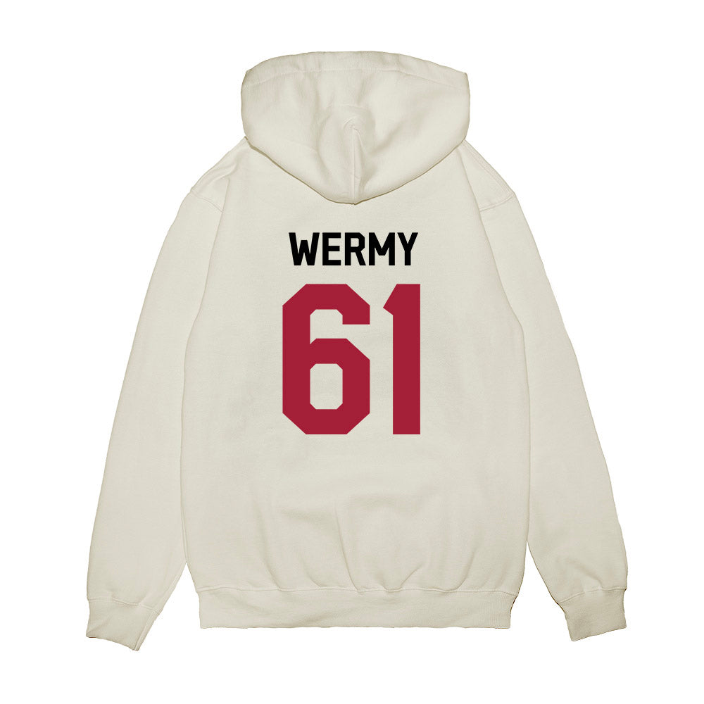 Oklahoma - NCAA Football : Kenneth Wermy - We're In Premium Hooded Sweatshirt-1