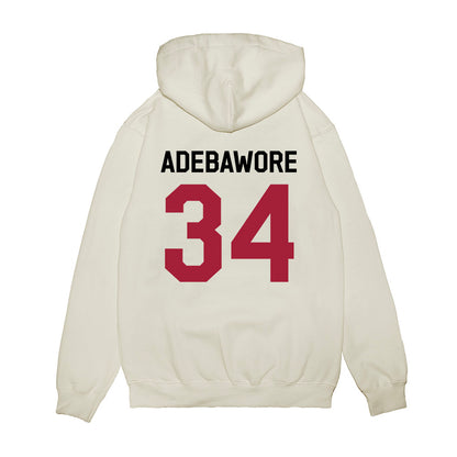 Oklahoma - NCAA Football : Adepoju Adebawore - We're In Premium Hooded Sweatshirt-1