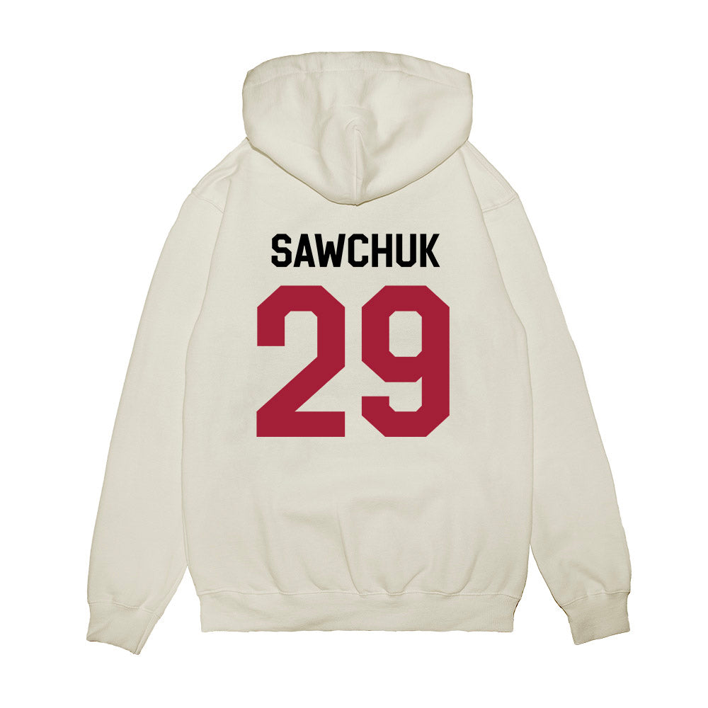 Oklahoma - NCAA Football : Gabe Sawchuk - We're In Premium Hooded Sweatshirt-1