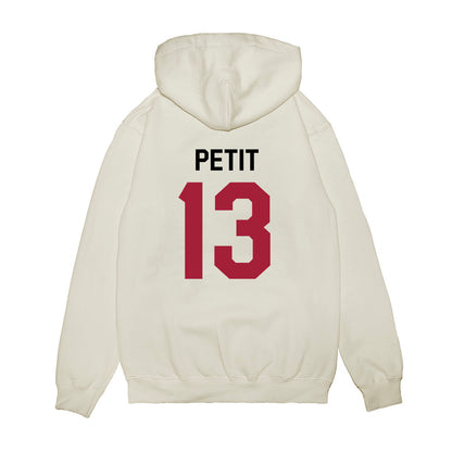 Oklahoma - NCAA Football : Jayden Petit - We're In Premium Hooded Sweatshirt-1