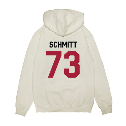 Oklahoma - NCAA Football : Deacon Schmitt - We're In Premium Hooded Sweatshirt-1