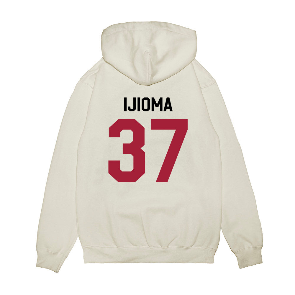 Oklahoma - NCAA Football : Prince Ijioma - We're In Premium Hooded Sweatshirt-1