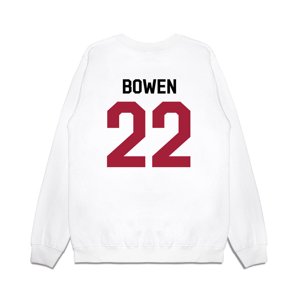 Oklahoma - NCAA Football : Peyton Bowen - We're In Premium Crewneck Sweatshirt-1