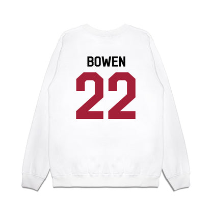 Oklahoma - NCAA Football : Peyton Bowen - We're In Premium Crewneck Sweatshirt-1