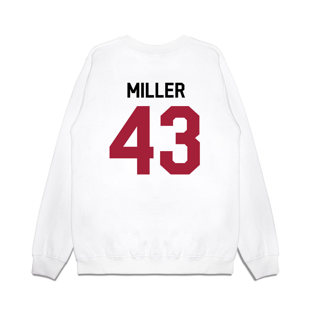 Oklahoma - NCAA Football : Grayson Miller - We're In Premium Crewneck Sweatshirt-1