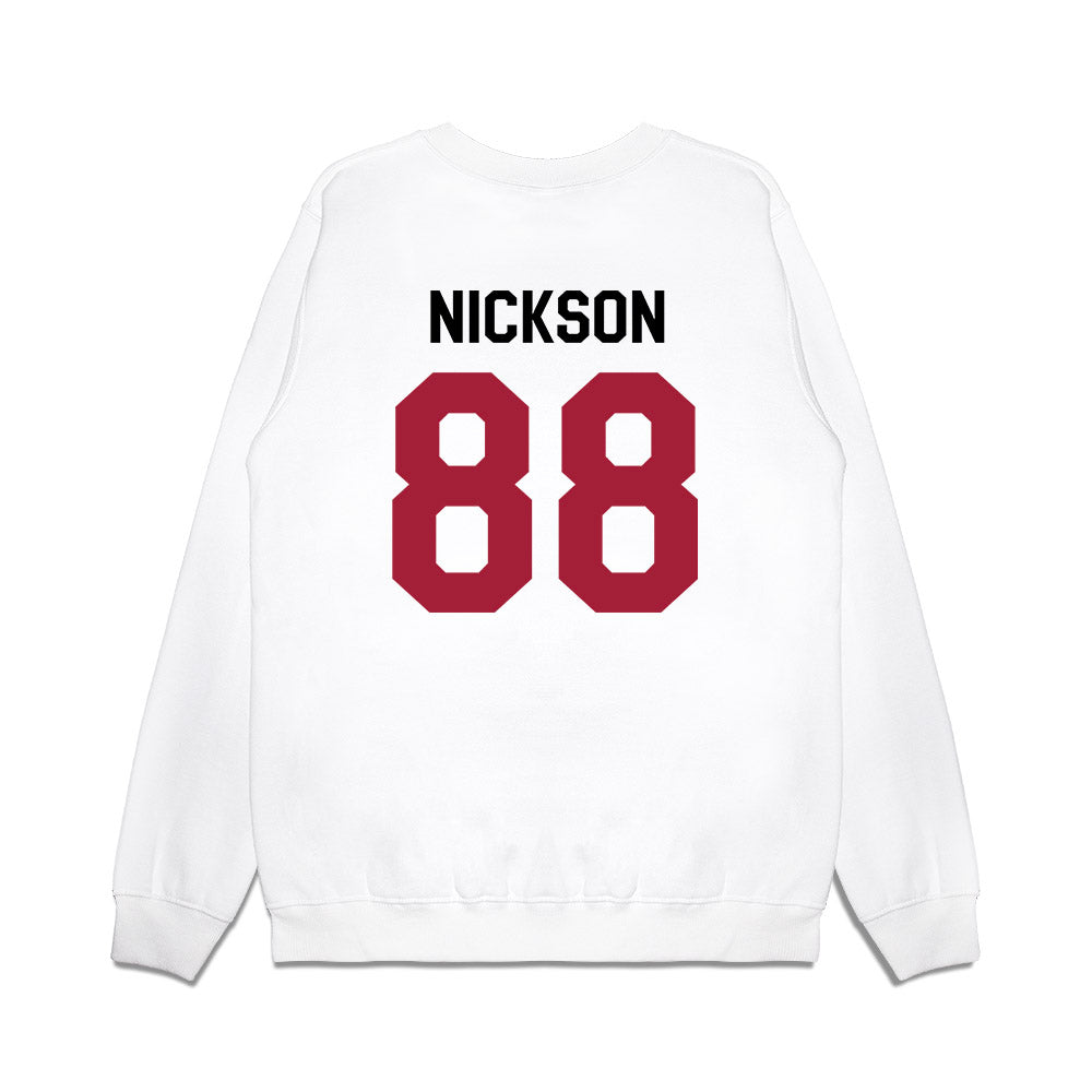 Oklahoma - NCAA Football : CJ Nickson - We're In Premium Crewneck Sweatshirt-1