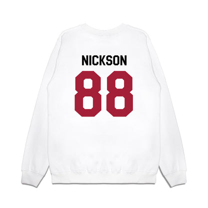 Oklahoma - NCAA Football : CJ Nickson - We're In Premium Crewneck Sweatshirt-1