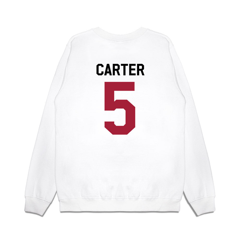 Oklahoma - NCAA Football : Jermichael Carter - We're In Premium Crewneck Sweatshirt-1