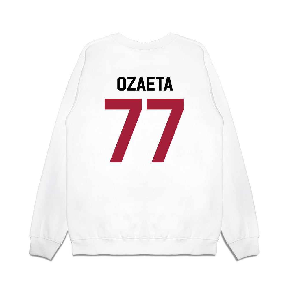 Oklahoma - NCAA Football : Heath Ozaeta - We're In Premium Crewneck Sweatshirt-1