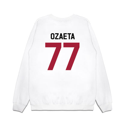 Oklahoma - NCAA Football : Heath Ozaeta - We're In Premium Crewneck Sweatshirt-1