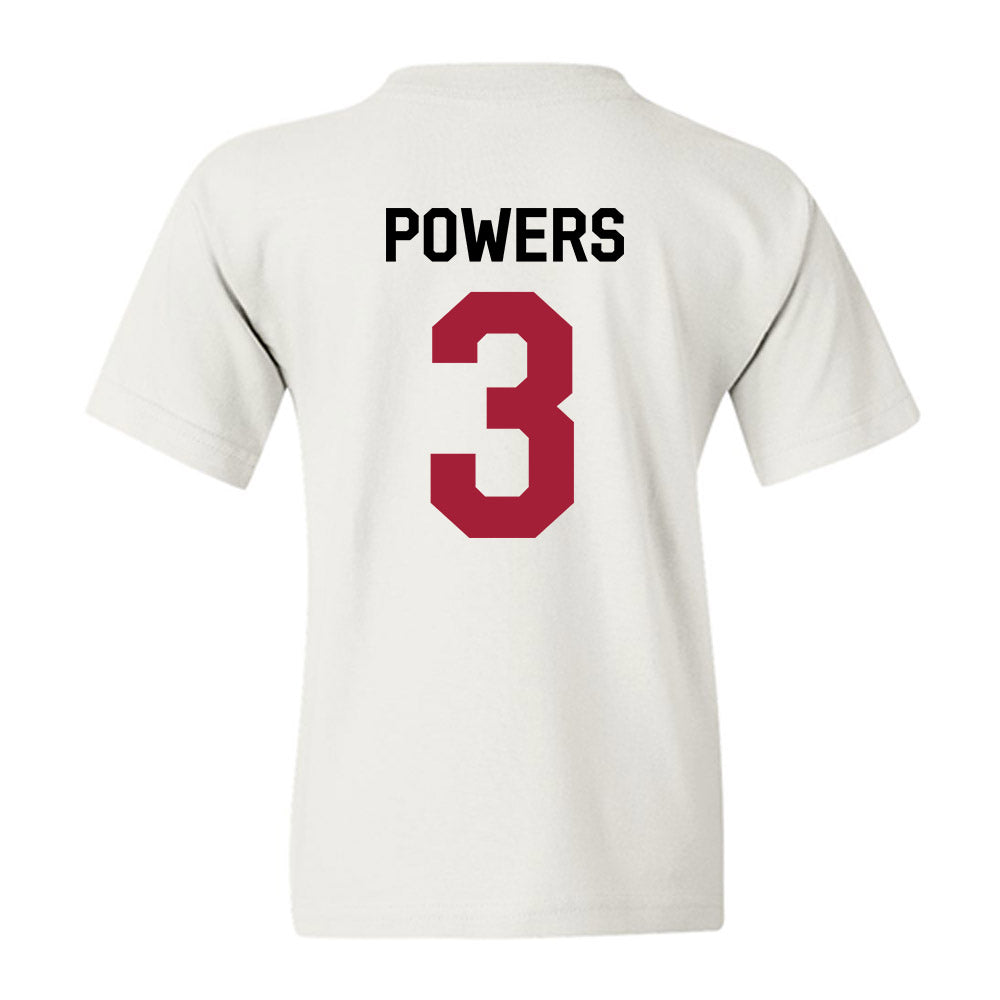 Oklahoma - NCAA Football : Reggie Powers - We're In Youth T-Shirt-1