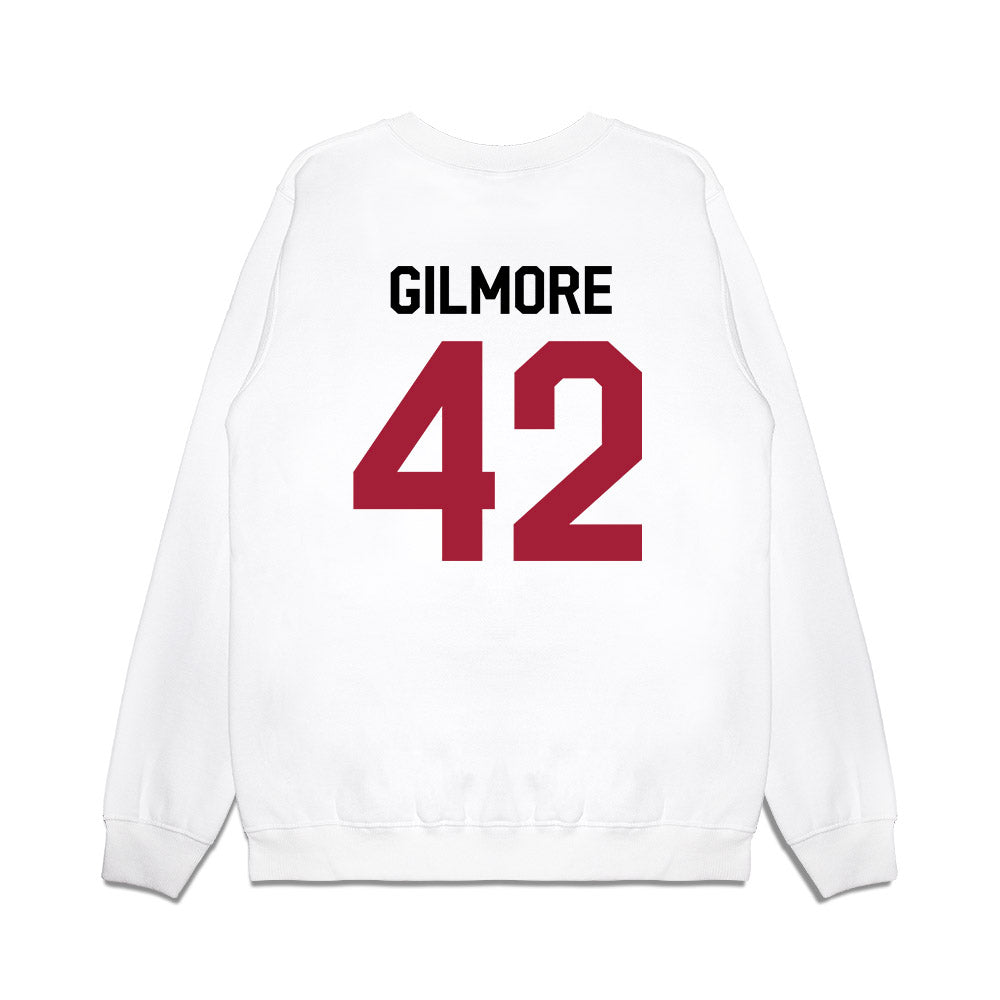 Oklahoma - NCAA Football : Wyatt Gilmore - We're In Premium Crewneck Sweatshirt-1