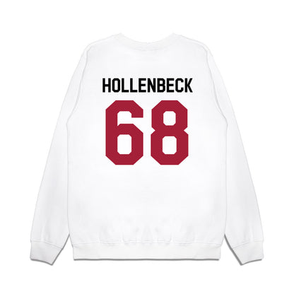 Oklahoma - NCAA Football : Owen Hollenbeck - We're In Premium Crewneck Sweatshirt-1