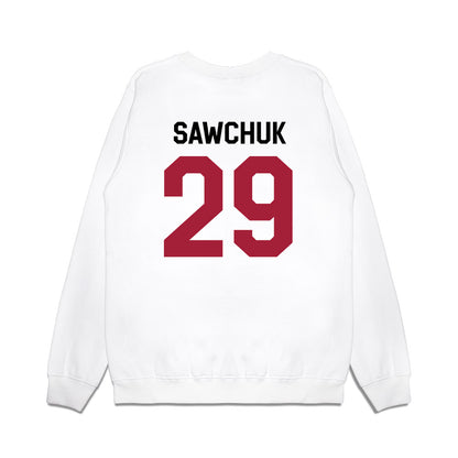 Oklahoma - NCAA Football : Gabe Sawchuk - We're In Premium Crewneck Sweatshirt-1