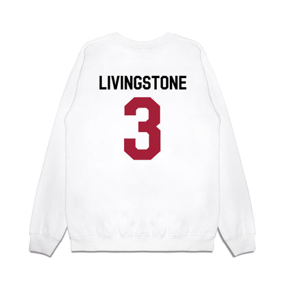 Oklahoma - NCAA Football : Parker Livingstone - We're In Premium Crewneck Sweatshirt-1