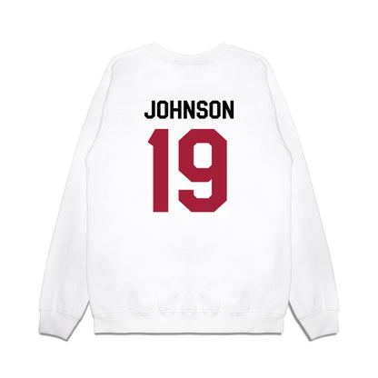 Oklahoma - NCAA Football : Jacobe Johnson - We're In Premium Crewneck Sweatshirt-1