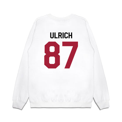 Oklahoma - NCAA Football : Jacob Ulrich - We're In Premium Crewneck Sweatshirt-1
