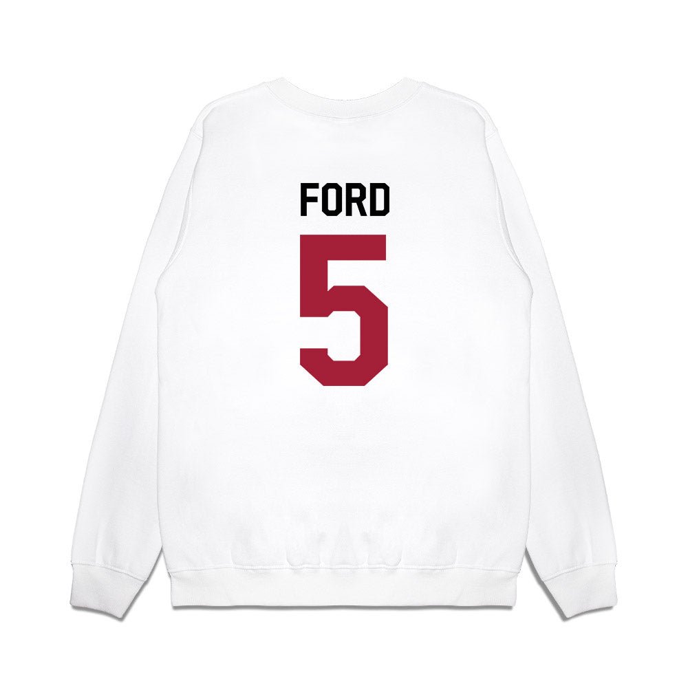 Oklahoma - NCAA Football : Markel Ford - We're In Premium Crewneck Sweatshirt-1