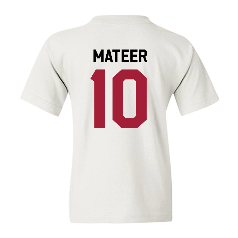 Oklahoma - NCAA Football : John Mateer - We're In Youth T-Shirt-1