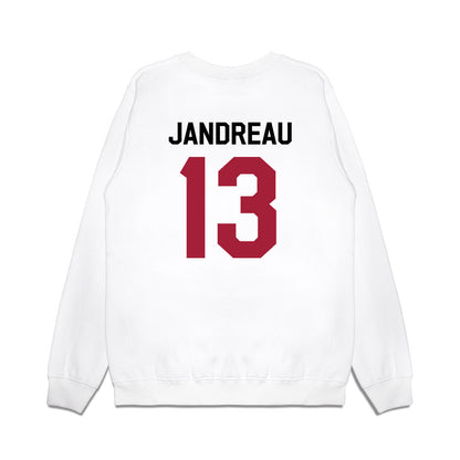Oklahoma - NCAA Football : Niko Jandreau - We're In Premium Crewneck Sweatshirt-1