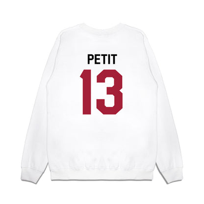 Oklahoma - NCAA Football : Jayden Petit - We're In Premium Crewneck Sweatshirt-1