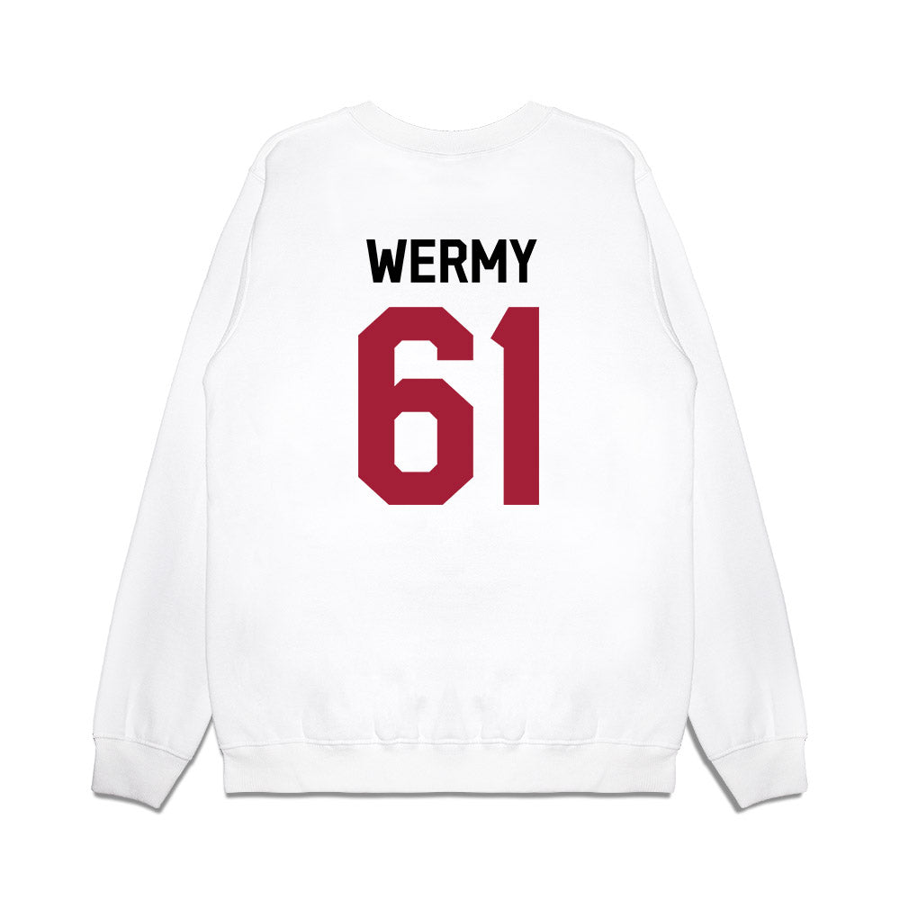 Oklahoma - NCAA Football : Kenneth Wermy - We're In Premium Crewneck Sweatshirt-1