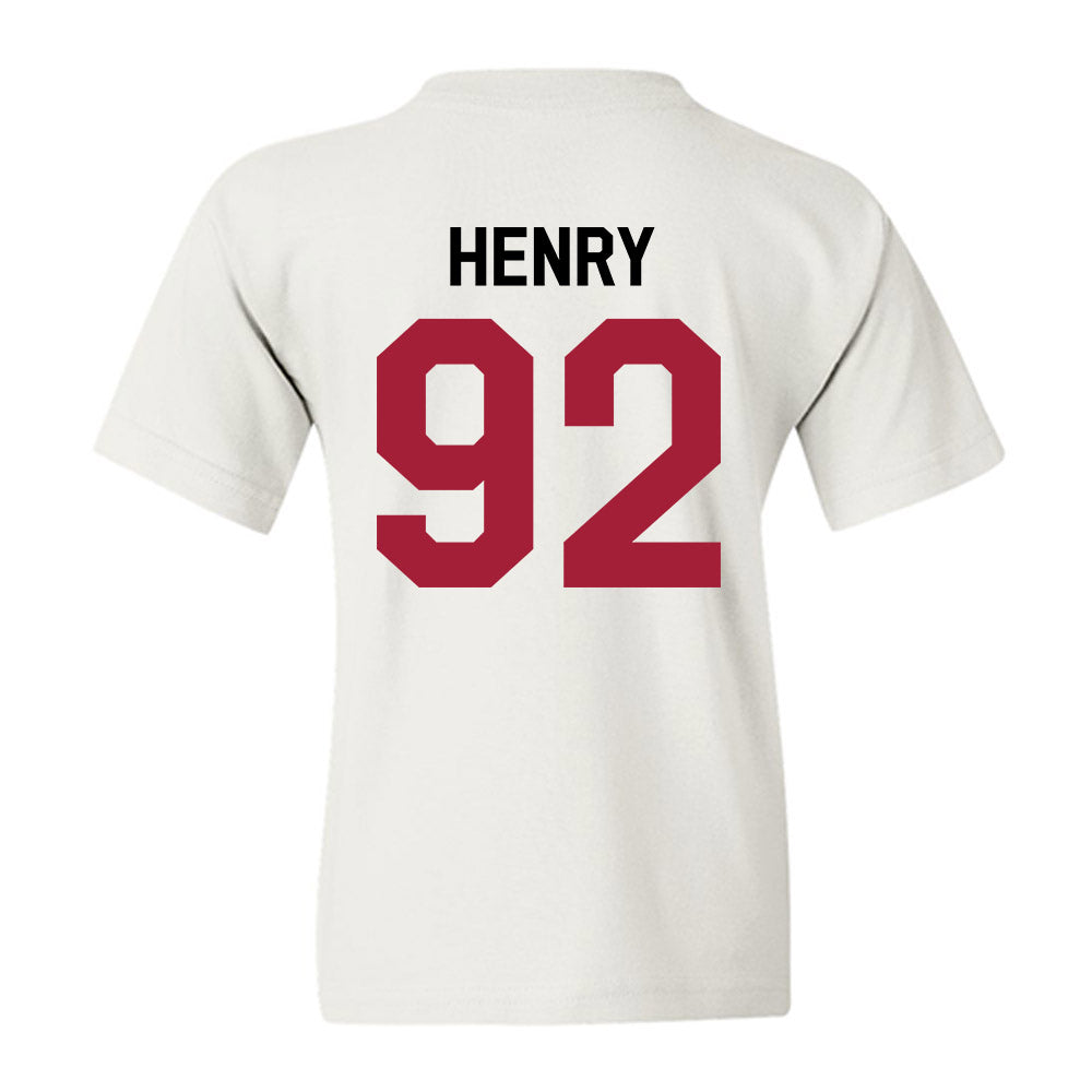 Oklahoma - NCAA Football : Jacob Henry - We're In Youth T-Shirt-1