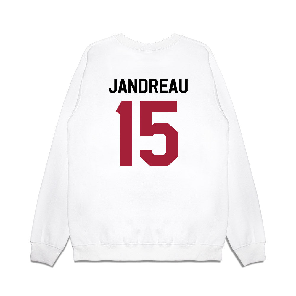 Oklahoma - NCAA Football : Beau Jandreau - We're In Premium Crewneck Sweatshirt-1