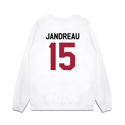 Oklahoma - NCAA Football : Beau Jandreau - We're In Premium Crewneck Sweatshirt-1