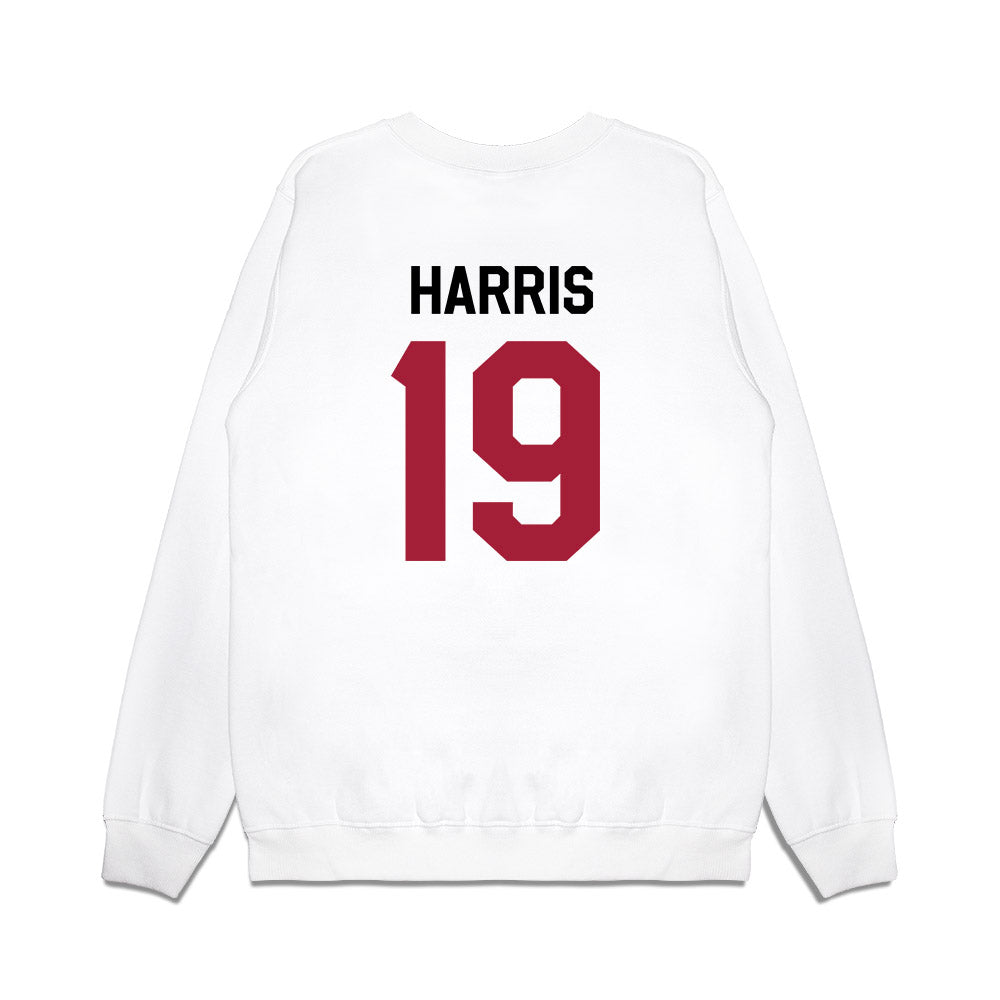 Oklahoma - NCAA Football : Brian Harris - We're In Premium Crewneck Sweatshirt-1