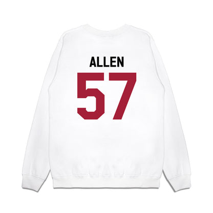 Oklahoma - NCAA Football : Gunnar Allen - We're In Premium Crewneck Sweatshirt-1