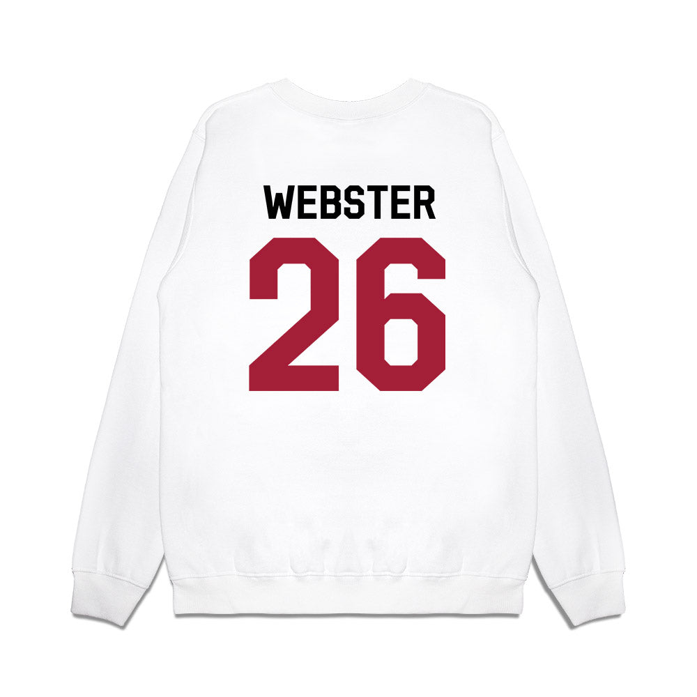 Oklahoma - NCAA Football : eLGee Webster - We're In Premium Crewneck Sweatshirt-1