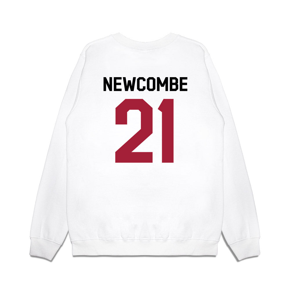 Oklahoma - NCAA Football : Jeremiah Newcombe - We're In Premium Crewneck Sweatshirt-1