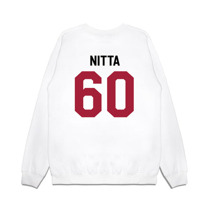 Oklahoma - NCAA Football : Caleb Nitta - We're In Premium Crewneck Sweatshirt-1
