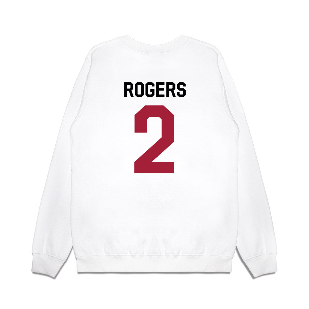Oklahoma - NCAA Football : Jahsiear Rogers - We're In Premium Crewneck Sweatshirt-1