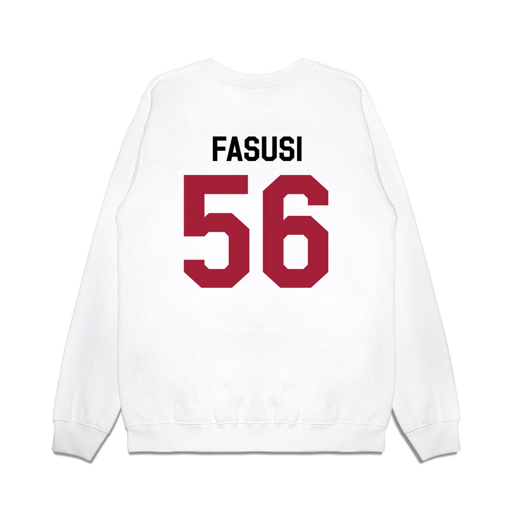 Oklahoma - NCAA Football : Michael Fasusi - We're In Premium Crewneck Sweatshirt-1