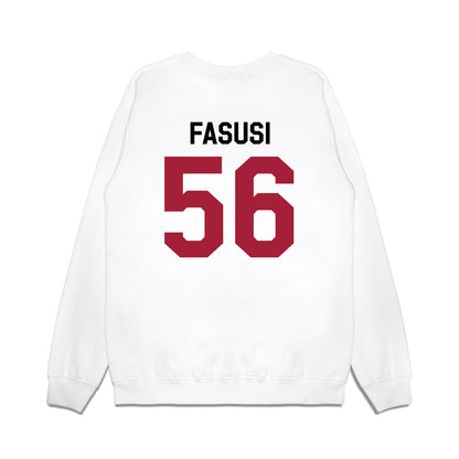 Oklahoma - NCAA Football : Michael Fasusi - We're In Premium Crewneck Sweatshirt-1