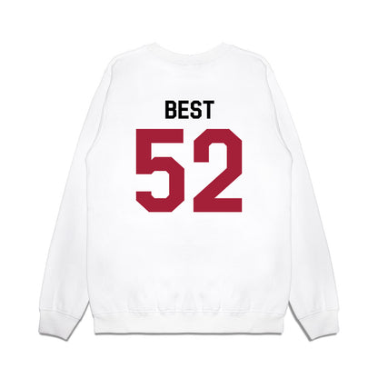 Oklahoma - NCAA Football : Noah Best - We're In Premium Crewneck Sweatshirt-1