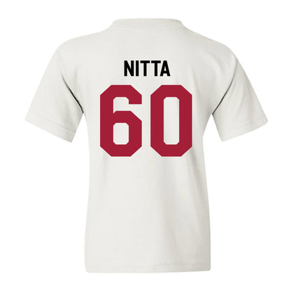 Oklahoma - NCAA Football : Caleb Nitta - We're In Youth T-Shirt-1