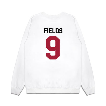 Oklahoma - NCAA Football : Dakoda Fields - We're In Premium Crewneck Sweatshirt-1