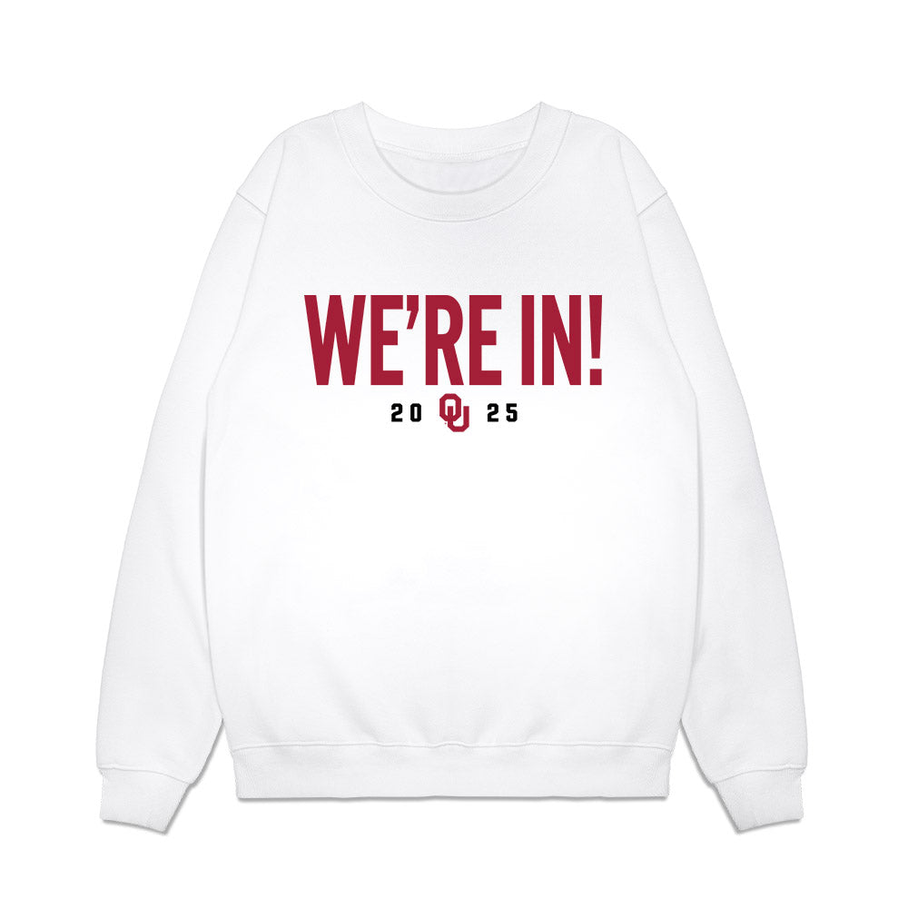 Oklahoma - NCAA Football : Deacon Schmitt - We're In Premium Crewneck Sweatshirt-0