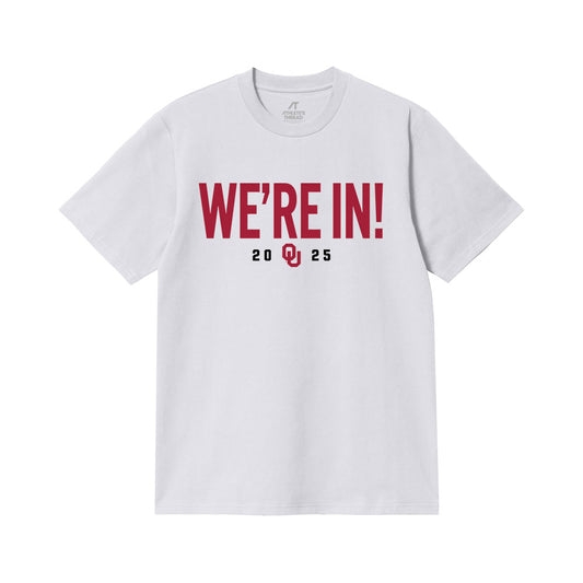 Oklahoma - NCAA Football : Lebron Bauer - We're In Comfort Colors T-Shirt-0