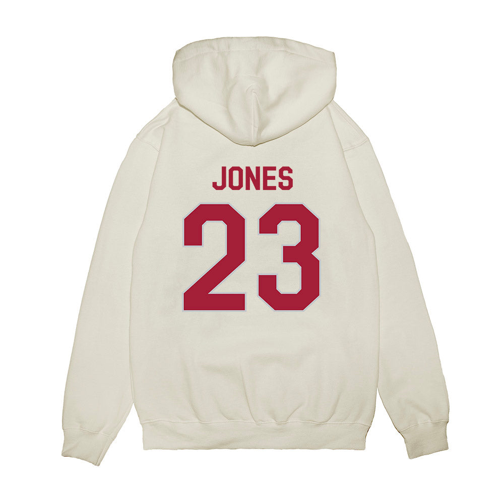 Alabama - NCAA Football : Cayden Jones - We're In Premium Hooded Sweatshirt-1