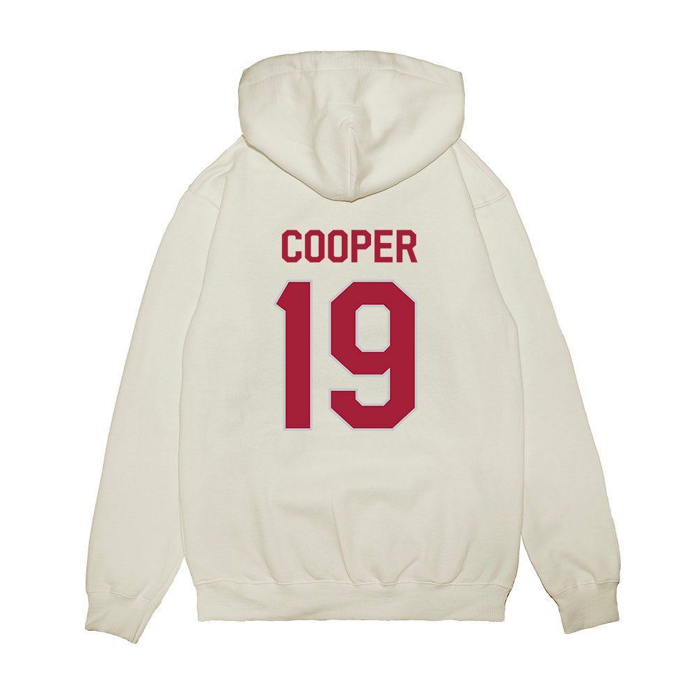 Alabama - NCAA Football : John Cooper - We're In Premium Hooded Sweatshirt-1