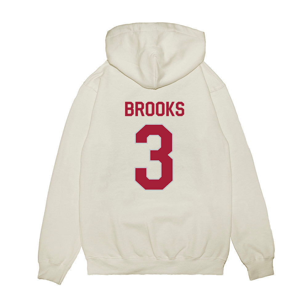 Alabama - NCAA Football : Lotzeir Brooks - We're In Premium Hooded Sweatshirt-1