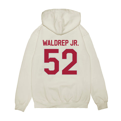 Alabama - NCAA Football : Mal Waldrep Jr. - We're In Premium Hooded Sweatshirt-1