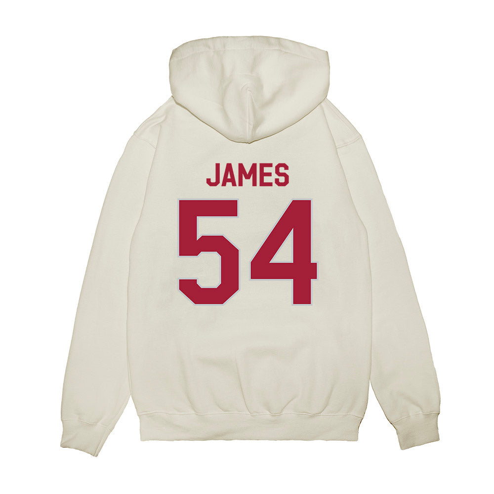 Alabama - NCAA Football : Jayvin James - We're In Premium Hooded Sweatshirt-1