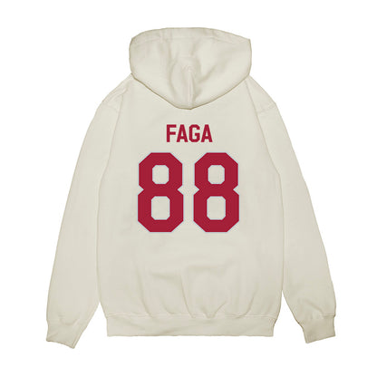 Alabama - NCAA Football : Isaia Faga - We're In Premium Hooded Sweatshirt-1
