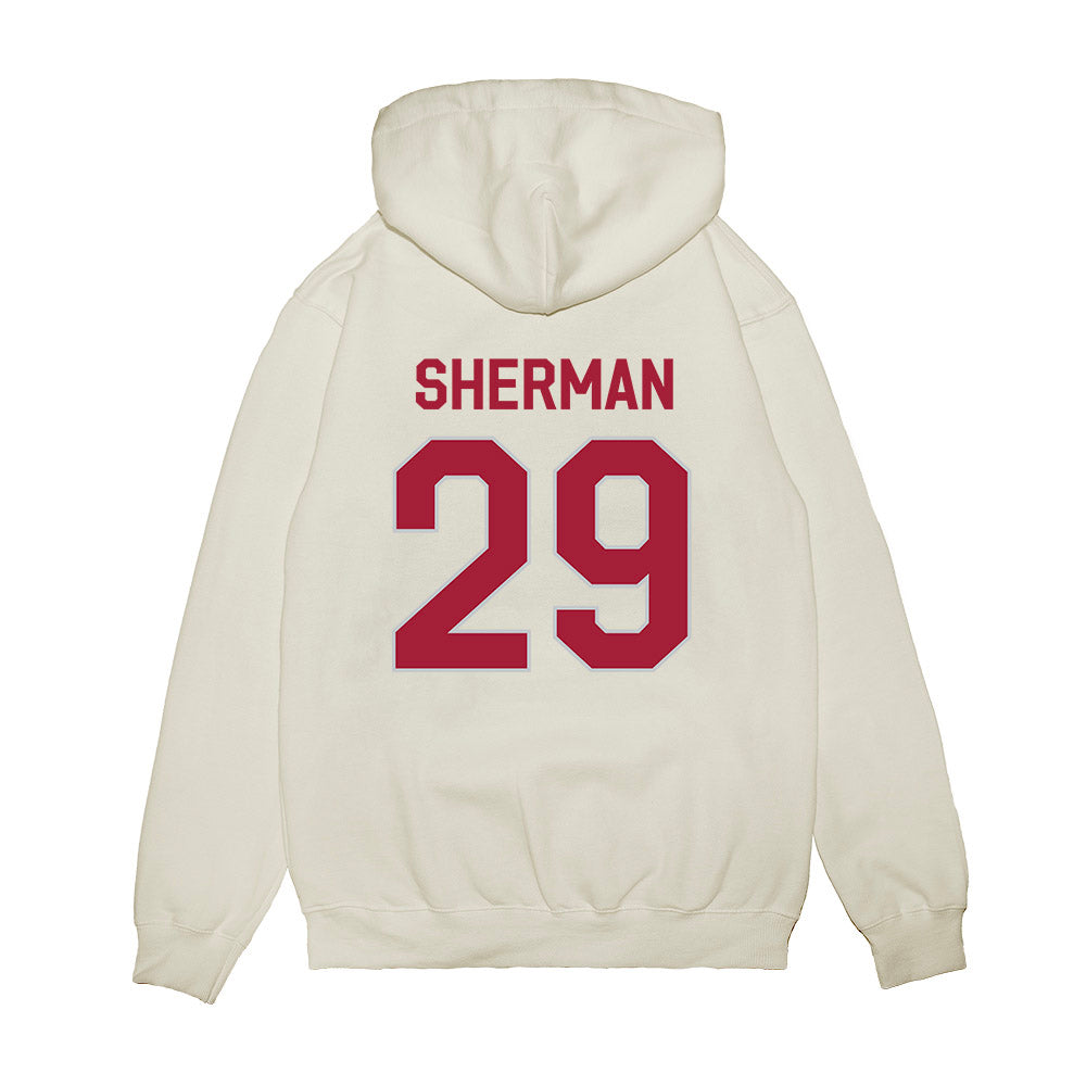 Alabama - NCAA Football : Nick Sherman - We're In Premium Hooded Sweatshirt-1